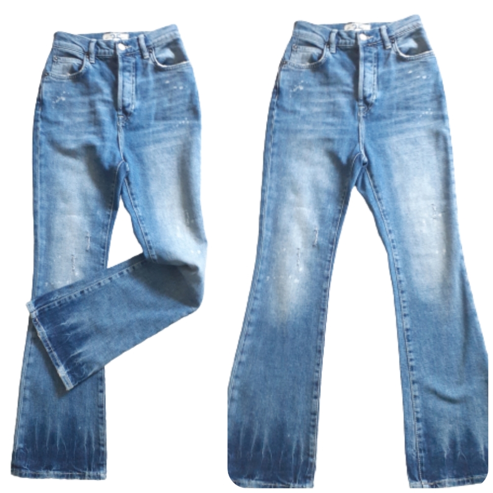 FREE POEPLE High-Rise Boot Cut Jeans NWOT